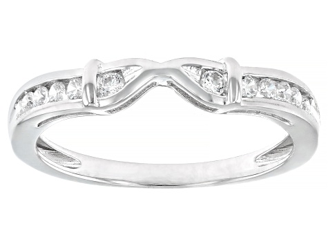 White Cubic Zirconia Rhodium Over Sterling Silver Ring Set 4.63ctw