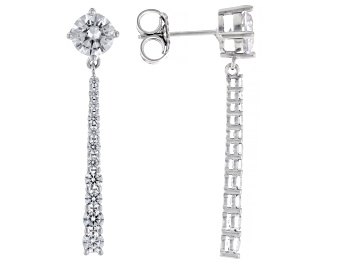 SET OF 2-Ring Bomb Party Cubic Zirconia Linked in Love Earrings 3898 SRV  $142