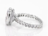 White Cubic Zirconia Rhodium Over Sterling Silver Ring 11.35ctw