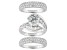 Bella Luce ® 7.31ctw Rhodium Over Sterling Silver Ring With Bands (5.93ctw DEW)