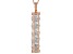 White Cubic Zirconia 18k Rose Gold Over Sterling Silver Pendant With Chain 17.87ctw