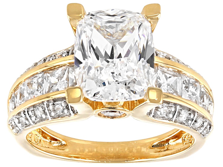 入園入学祝い Gold Yellow 18k Zirconia Cubic Over 7.77ctw Ring Silver デュエルマスターズ
