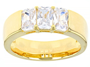 Picture of White Cubic Zirconia 18K Yellow Gold Over Sterling Silver Ring 2.75ctw
