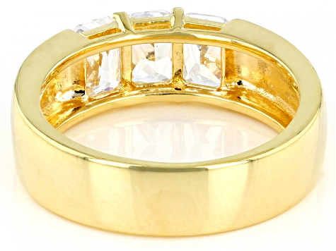 White Cubic Zirconia 18K Yellow Gold Over Sterling Silver Ring 2.75ctw