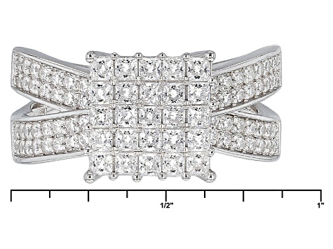 Cubic Ziroconia Silver Ring 2.25ctw (1.22ctw DEW) - BJQ094 | JTV