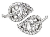 White Cubic Zirconia Rhodium Over Sterling Silver Jewelry Set 3.68ctw