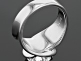 Cubic Zirconia Rhodium Over Sterling Silver Ring 4.59ct (2.75ct DEW)
