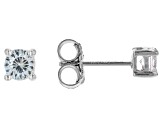 Dillenium Cut White Cubic Zirconia Rhodium Over Sterling Silver Jewelry Set 18.92ctw