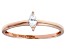 Bella Luce .25ct White Diamond Simulant 18k Rose Gold Over Sterling Silver Ring