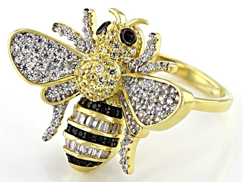 Stone Pearl Cluster Beautiful Ring Exclusives Bumble Bee Ring 