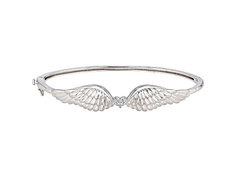 Silver Feather Angel Wings Bracelet Adjustable Cuff Bangle Charm Men Jewelry  Hot | eBay