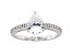 White Cubic Zirconia Rhodium Over Sterling Silver Engagement Ring 2.62ctw