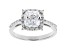 White Cubic Zirconia Rhodium Over Sterling Silver Ring 2.98ctw