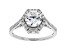 White Cubic Zirconia Rhodium Over Sterling Silver Ring 2.64ctw