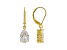 White Cubic Zirconia 18K Yellow Gold Over Sterling Silver Earrings 5.94ctw