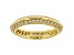 White Cubic Zirconia 18k Yellow Gold Over Sterling Silver Eternity Band Ring 1.88ctw