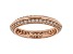 White Cubic Zirconia 18k Rose Gold Over Sterling Silver Eternity Band Ring 1.88ctw