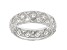 White Cubic Zirconia Rhodium Over Sterling Silver Eternity Band Ring 1.83ctw