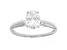 White Cubic Zirconia Rhodium Over Sterling Silver Ring 1.80ctw