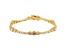 Champagne And White Cubic Zirconia 18K Yellow Gold Over Sterling Silver Tennis Bracelet 12.05ctw
