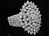White Cubic Zirconia Rhodium Over Sterling Silver Ring 2.18ctw - BMC073 ...