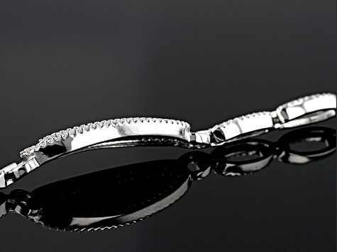 White Cubic Zirconia Rhodium Over Sterling Silver Bracelet 2.30ctw.