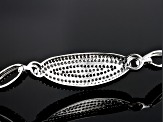 White Cubic Zirconia Rhodium Over Sterling Silver Bracelet 2.30ctw.