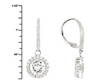 Cubic Zirconia Rhodium Over Silver Earrings Ring And Pendant With Chain 12.54ctw