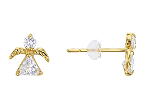 Bella Luce 54ctw Trillion 14k Gold Angel Earrings Bvc086 Jtv Bella Luce 54ctw Trillion 14k Gold Angel Earrings