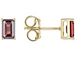 Red Vermelho Garnet™ 18k Yellow Gold Over Sterling Silver January Birthstone Earrings 1.19ctw