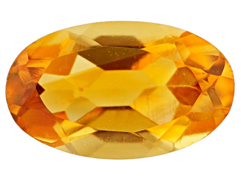 Yellow Citrine 5x3mm Oval 0.19ct Loose Gemstone