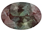 Lab Created Alexandrite 6x4mm Oval 0.43ct Loose Gemstone