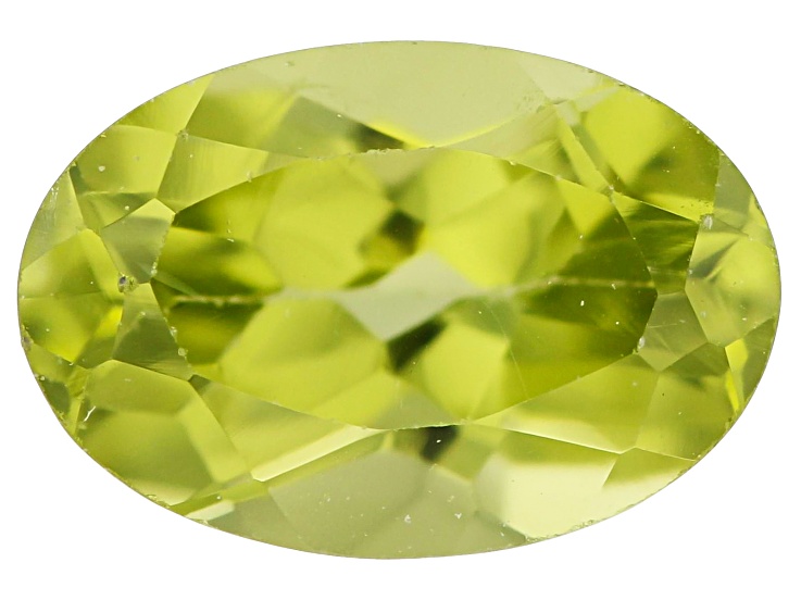 Peridot 6x4mm Oval 0.42ct Loose Gemstone