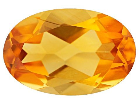 Yellow Citrine 6x4mm Oval 0.36ct Loose Gemstone