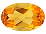 Yellow Citrine 6x4mm Oval 0.36ct Loose Gemstone