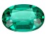 Lab Created Emerald 6x4mm Oval 0.37ct Loose Gemstone