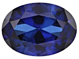 Lab Created Blue Sapphire Loose Gemstone 7x5mm Oval 0.89ct Loose Gemstone
