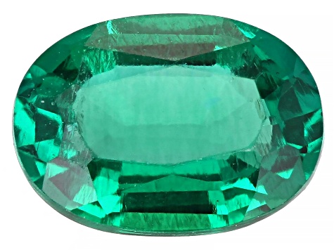 Lab Created Emerald 7x5mm Oval 0.65ct Loose Gemstone