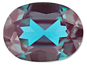 Blue Lab Created Alexandrite 8x6mm Oval 1.23ct Loose Gemstone