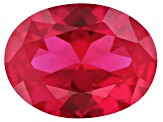 Lab Created Ruby 8x6mm Oval 1.51ct Loose Gemstone