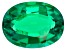 Lab Created Emerald 8x6mm Oval 0.94ct Loose Gemstone