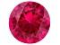Lab Created Ruby 5.0mm Round 0.57ct Loose Gemstone