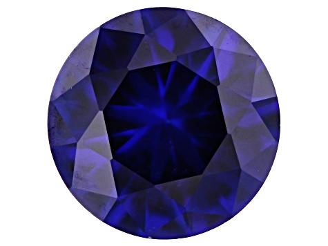 Lab Created Blue Sapphire Loose Gemstone 5.0mm Round 0.57ct Loose Gemstone