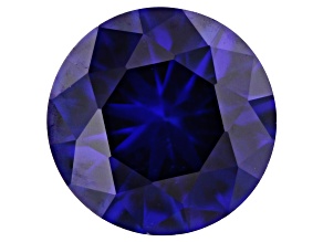 Lab Created Blue Sapphire Loose Gemstone 5.0mm Round 0.57ct Loose Gemstone