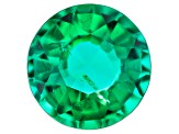 Lab Created Emerald 6.0mm Round 0.60ct Loose Gemstone
