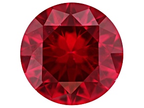Lab Created Ruby 8.0mm Round 2.24ct Loose Gemstone