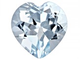 Aquamarine 6.0mm Heart Shape 0.55ct Loose Gemstone