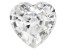 White Zircon 6.0mm Heart Shape 0.89ct Loose Gemstone