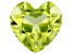 Peridot 6.0mm Heart Shape 0.70ct Loose Gemstone