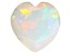 Multi Color Opal 6.0mm Heart Shape 0.30ct Loose Gemstone